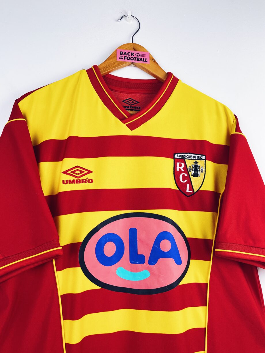 maillot vintage domicile RC Lens 2000/2001