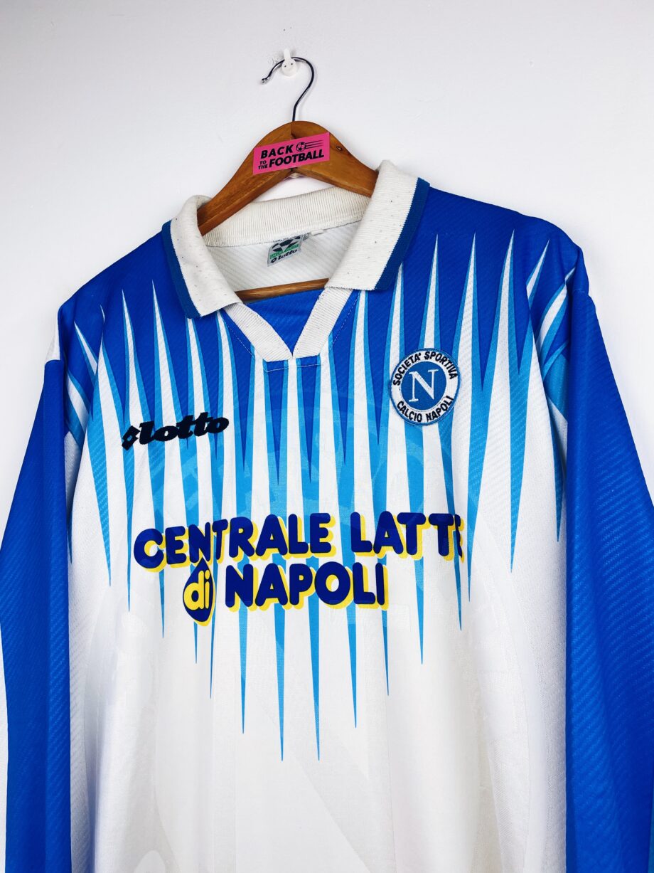 maillot vintage extérieur Napoli 1996/1997 manches longues