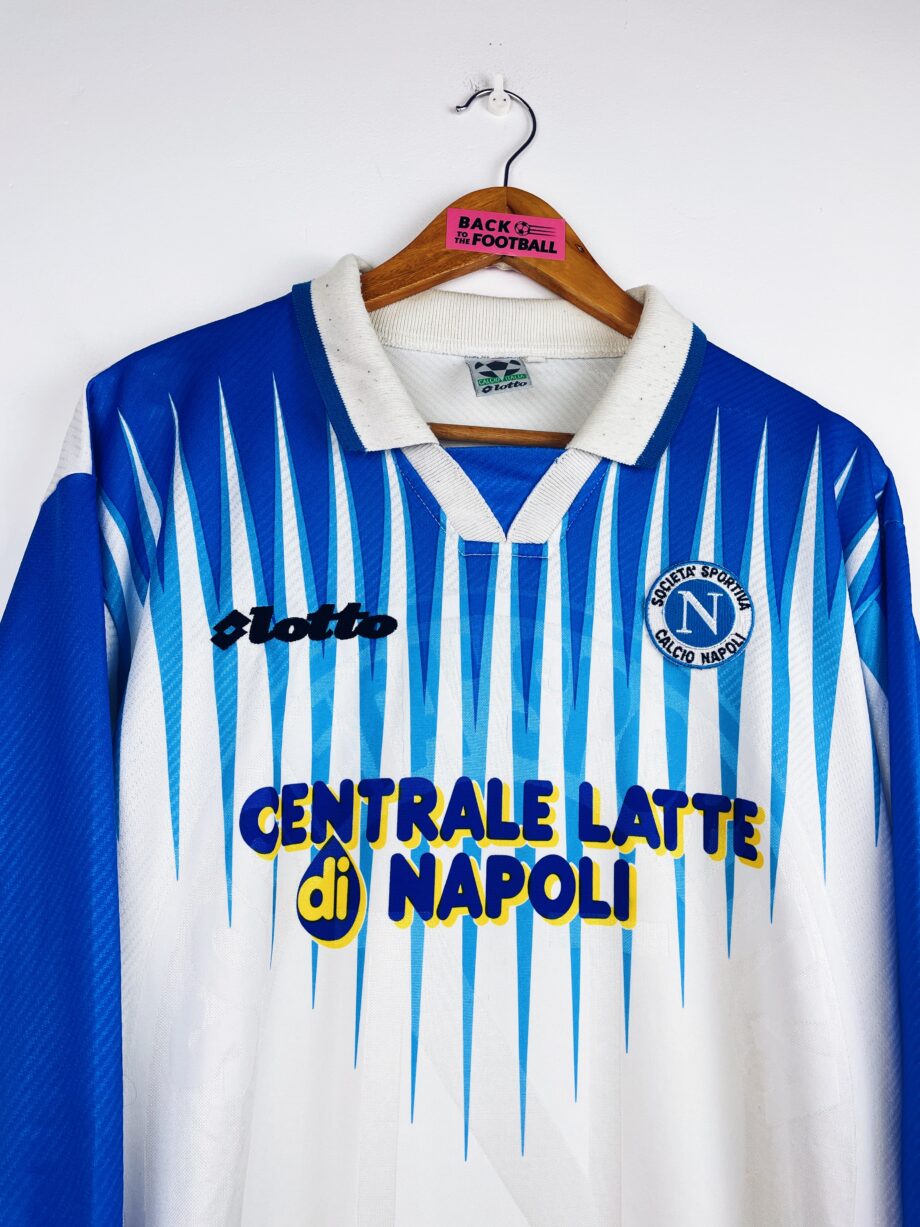 maillot vintage extérieur Napoli 1996/1997 manches longues