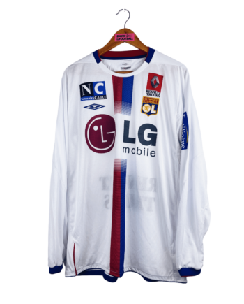 maillot vintage domicile OL 2004/2006 manches longues stock pro (player issue)