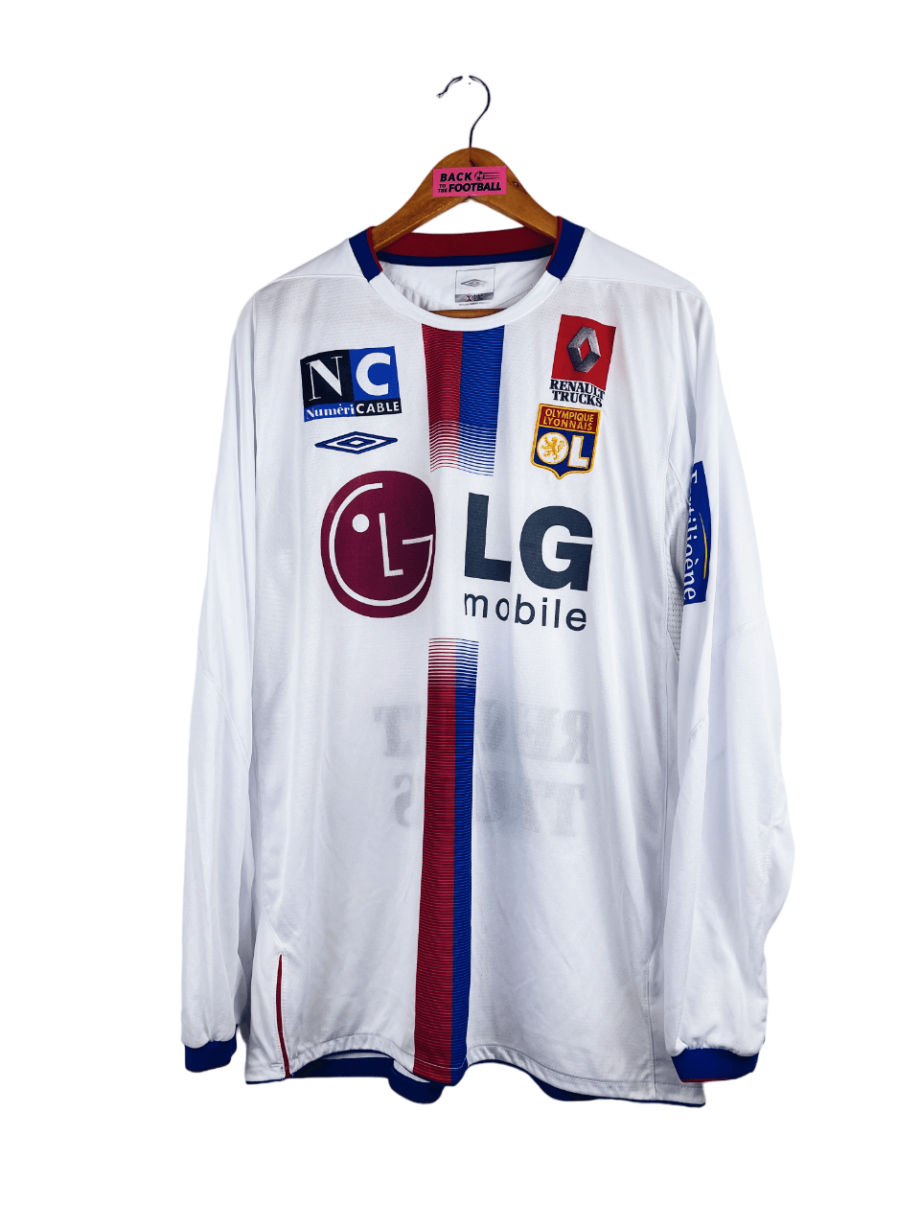 maillot vintage domicile OL 2004/2006 manches longues stock pro (player issue)