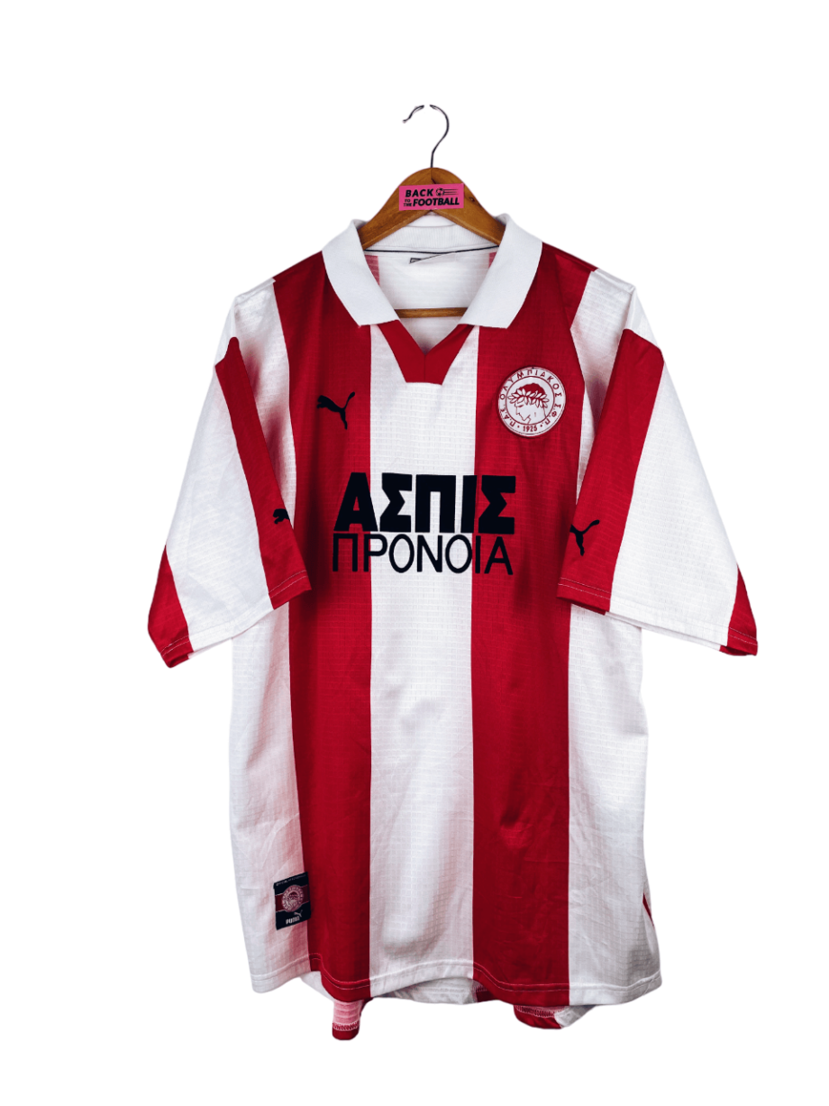 maillot vintage domicile de l'Olympiakos 1999/2000