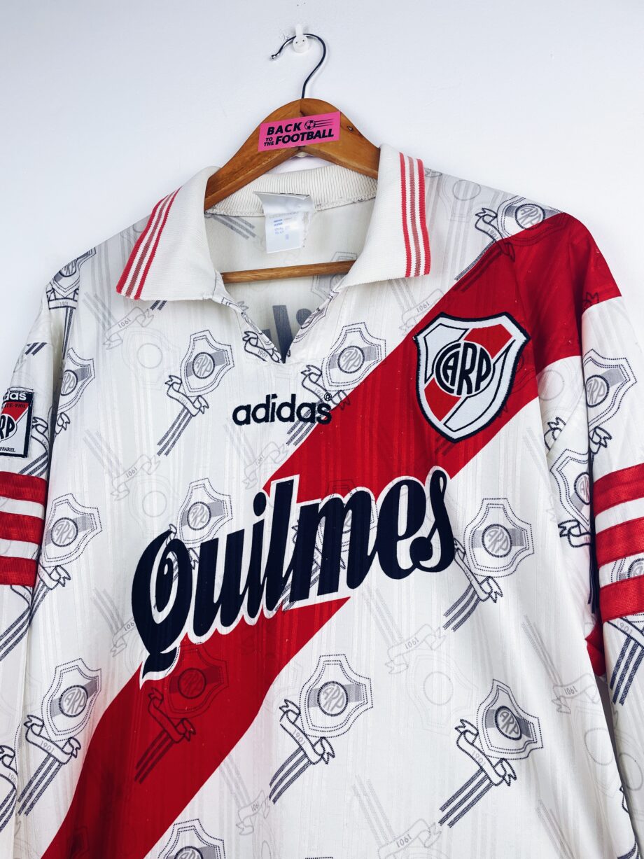 maillot vintage domicile River Plate 1996/1997 manches longues