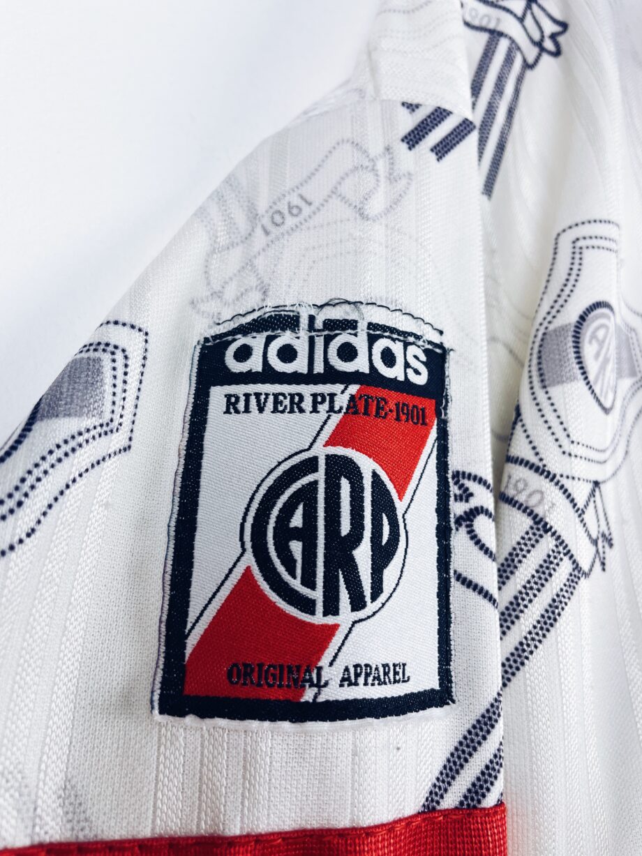 maillot vintage domicile River Plate 1996/1997 manches longues