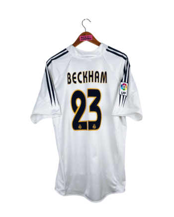 maillot vintage domicile Real Madrid 2004/2005 floqué Beckham #23
