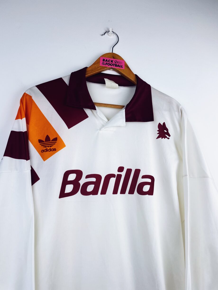 maillot vintage extérieur AS Roma 1993/1994 manches longues