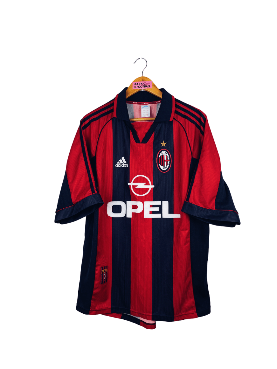 maillot vintage domicile AC Milan 1998/1999