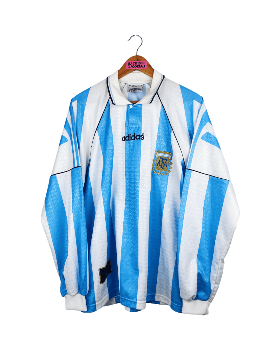 maillot vintage domicile Argentine 1996/1998 manches longues