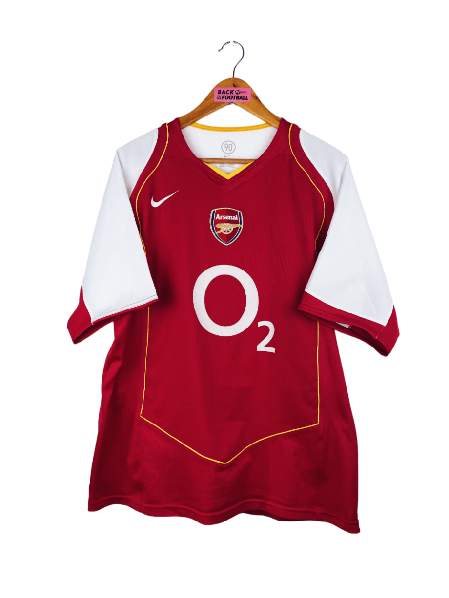 maillot vintage domicile Arsenal 2004/2005 floqué Vieira #4