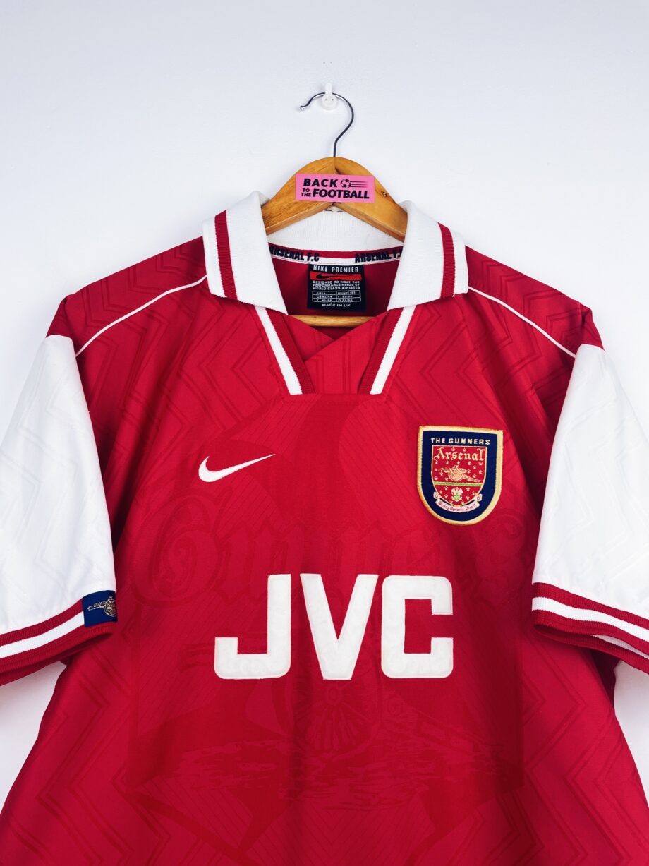 maillot vintage domicile Arsenal 1996/1998