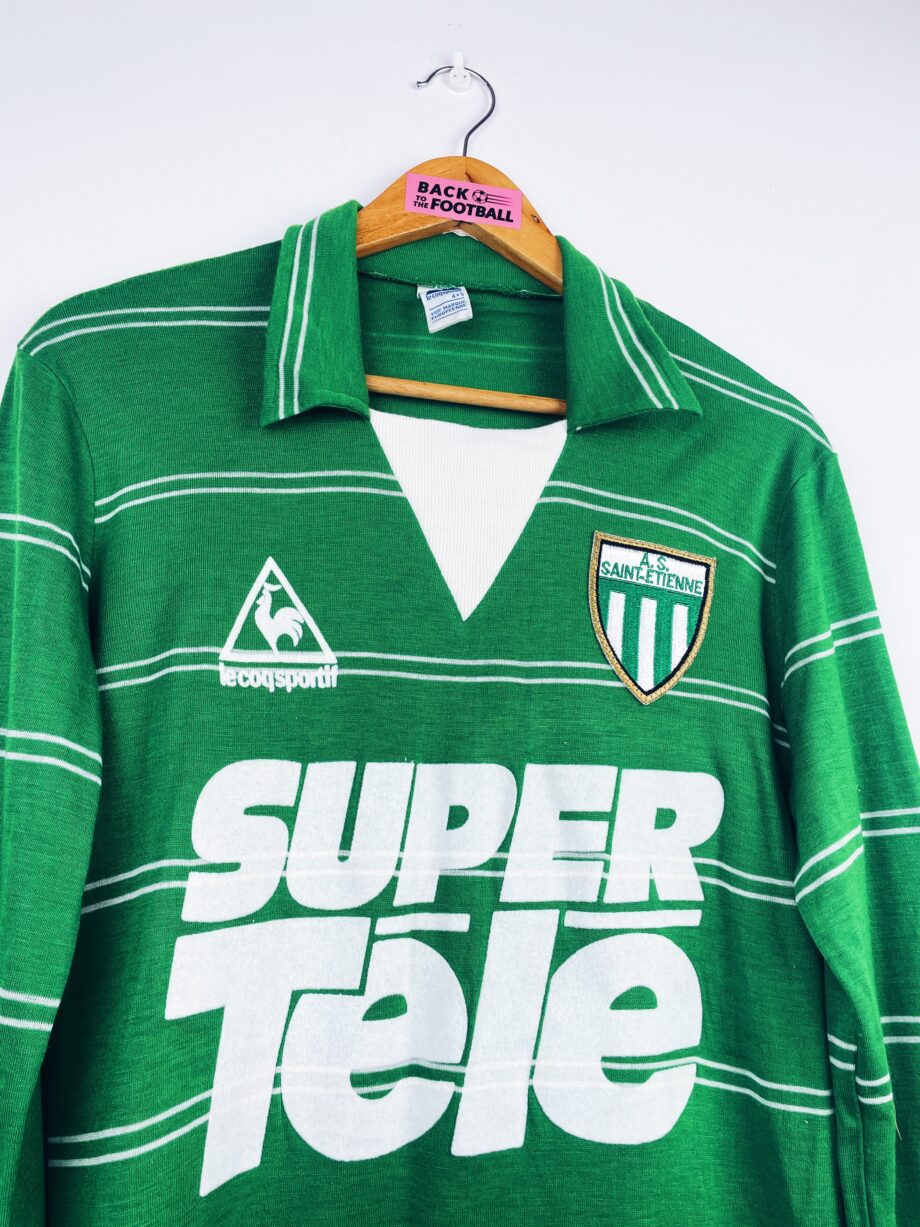 maillot vintage domicile AS Saint-Etienne 1980/1981 manches longues