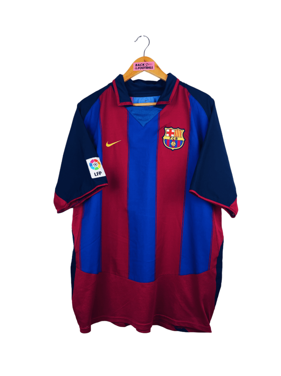 maillot vintage domicile Barcelone 2003/2004 floqué Quaresma