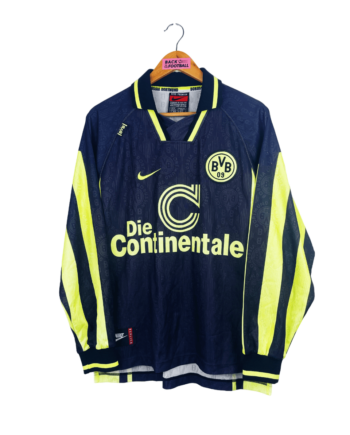 maillot vintage extérieur Borussia Dortmund 1996/1997 manches longues