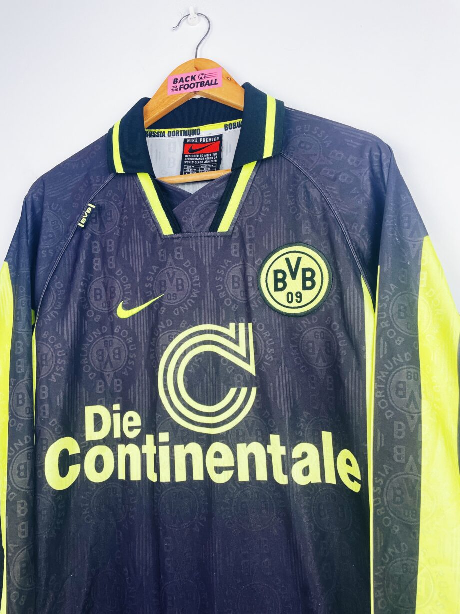 maillot vintage extérieur Borussia Dortmund 1996/1997 manches longues