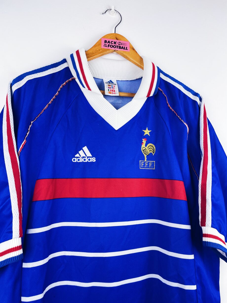maillot vintage équipe de France 1998 floqué Zidane #10