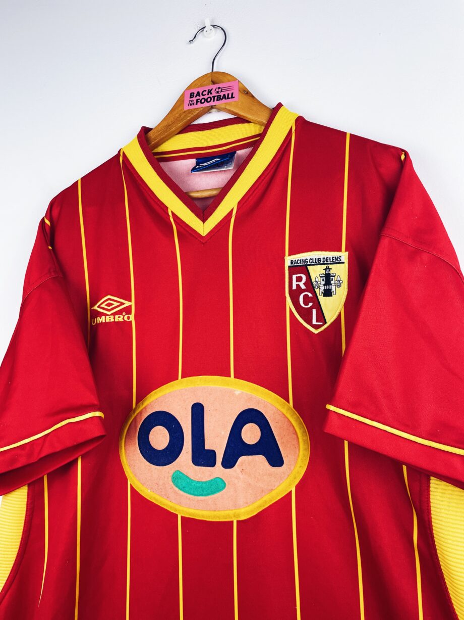 maillot vintage domicile RC Lens 1999/2000