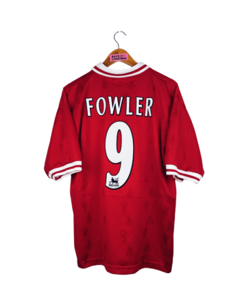 maillot vintage domicile Liverpool 1996/1998 floqué Fowler #9