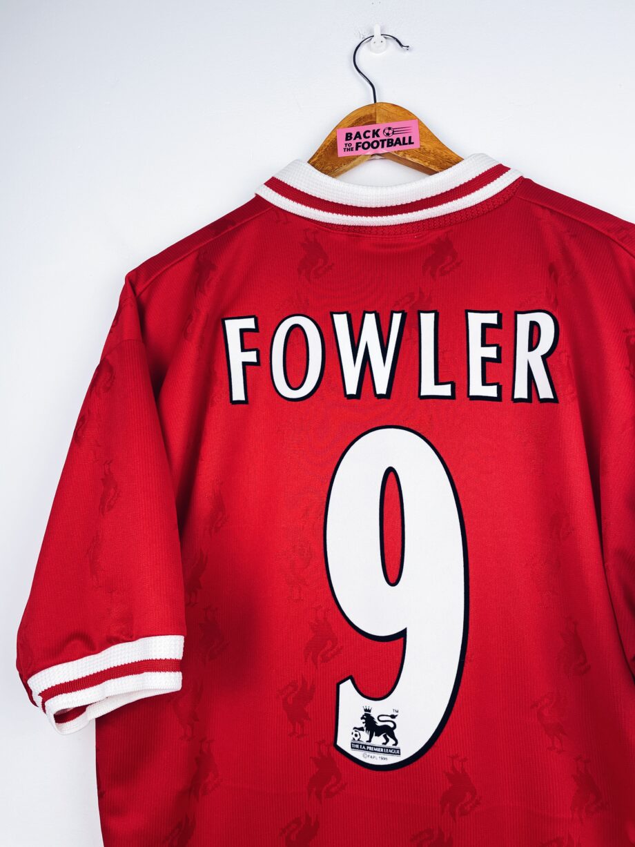 maillot vintage domicile Liverpool 1996/1998 floqué Fowler #9