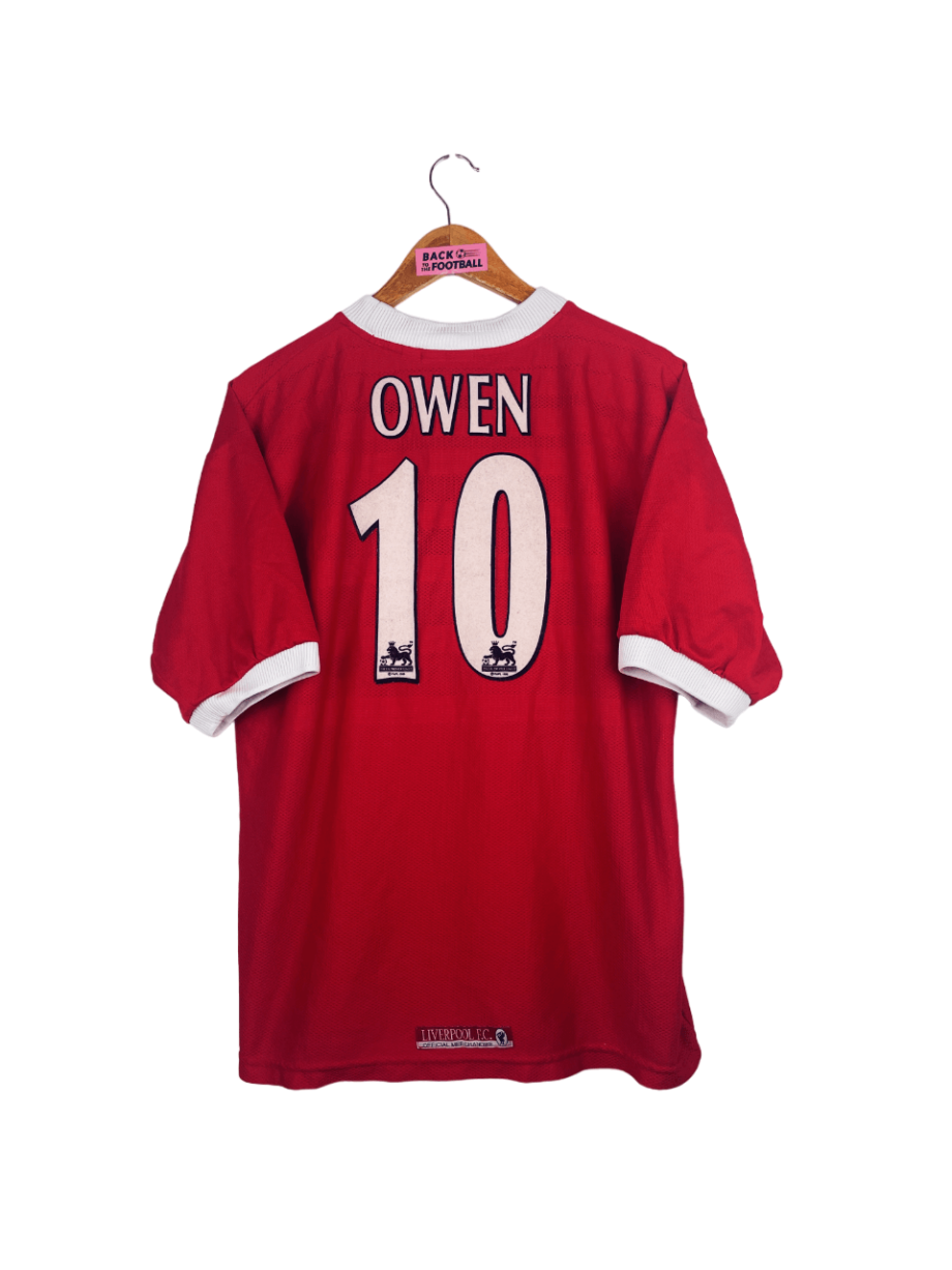 maillot vintage domicile Liverpool 1998/2000 floqué Owen #10