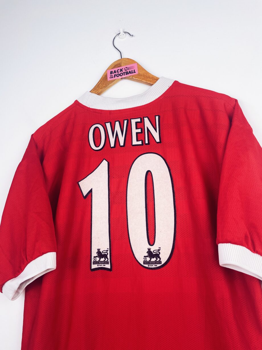 maillot vintage domicile Liverpool 1998/2000 floqué Owen #10