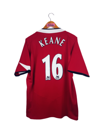maillot vintage domicile Manchester United 2004/2006 floqué Keane #16