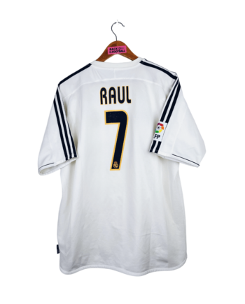 maillot vintage domicile Real Madrid 2003/2004 floqué Raul #7