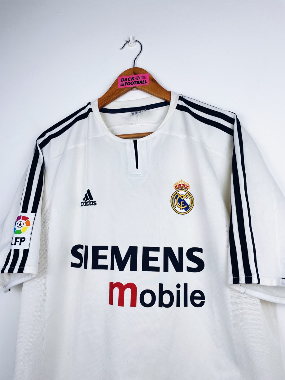 maillot vintage domicile Real Madrid 2003/2004 floqué Raul #7