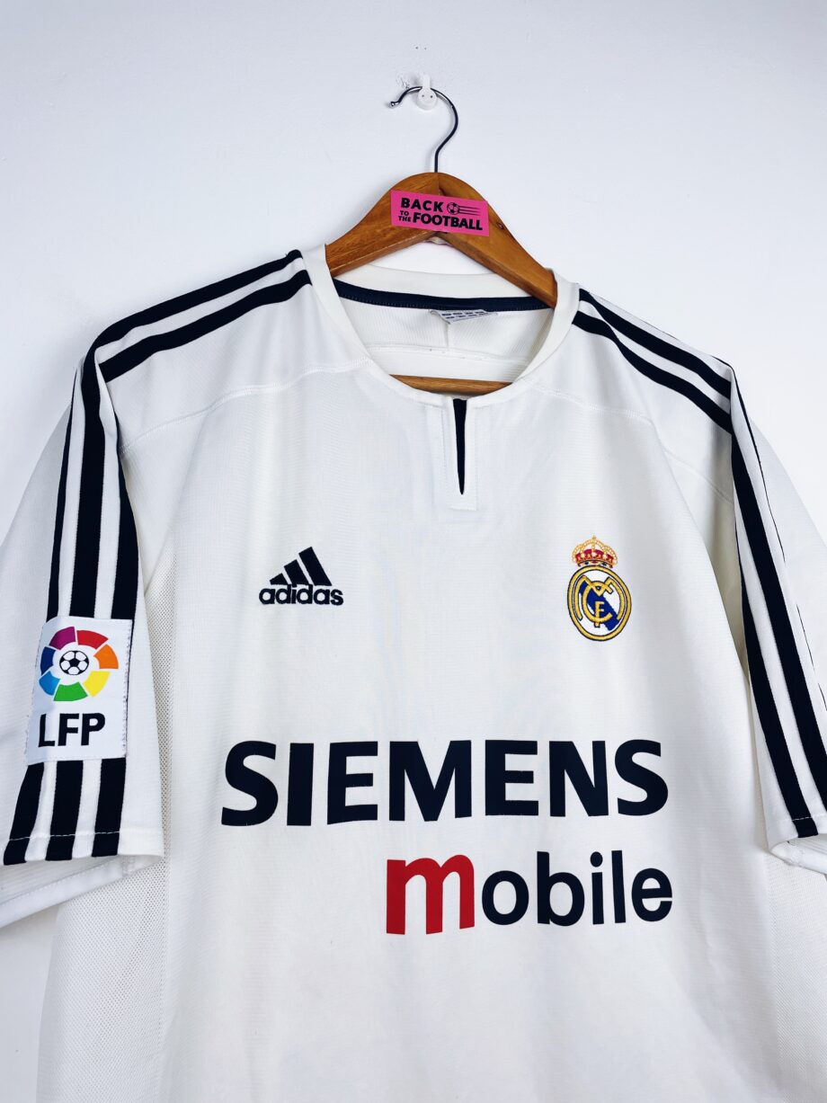 maillot vintage domicile Real Madrid 2003/2004 floqué Raul #7