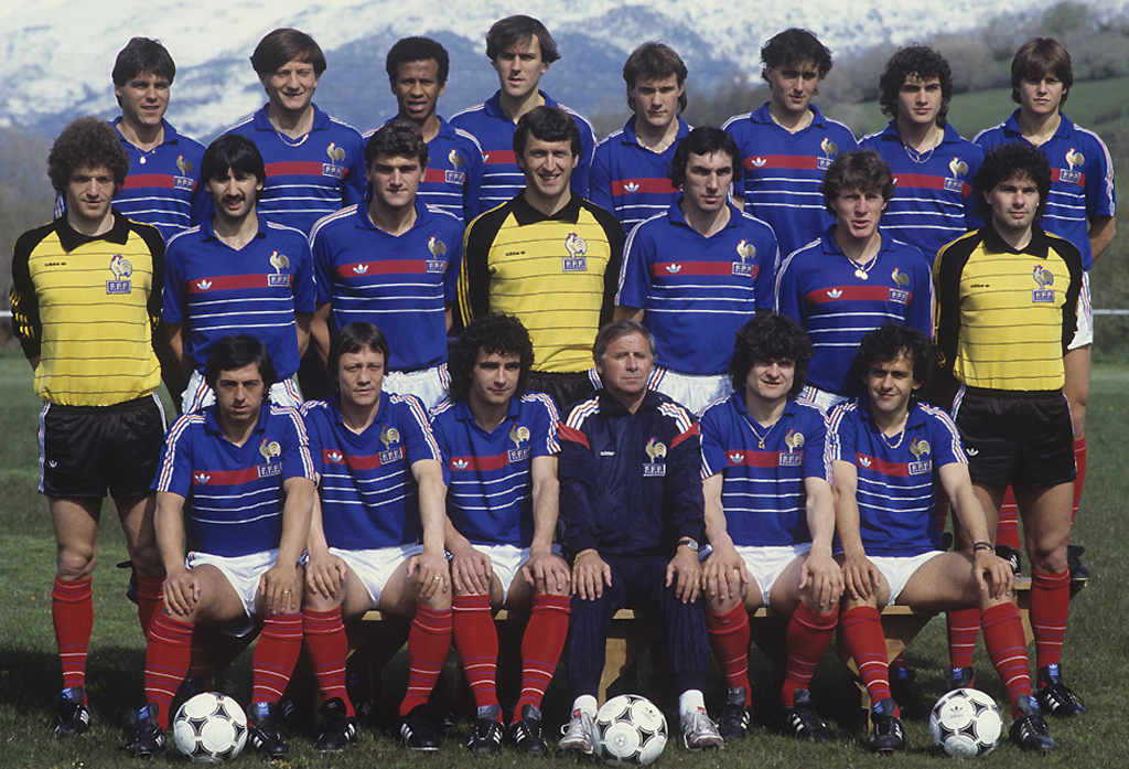 maillot vintage équipe de France 1984