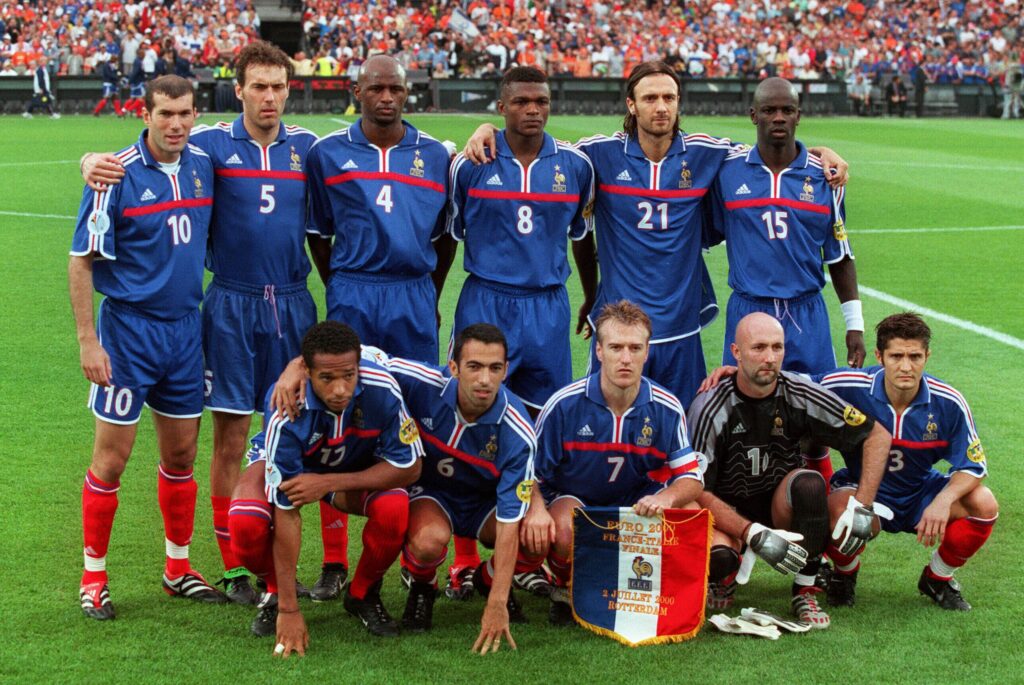 maillot vintage équipe de France 2000