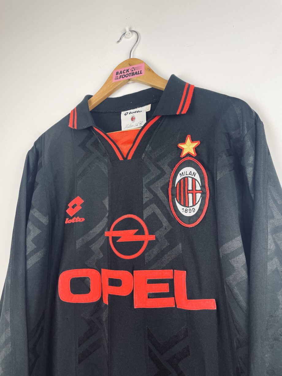 maillot vintage third AC Milan 1996/1997 manches longues