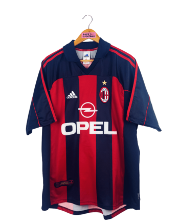 maillot vintage domicile AC Milan 2000/2002