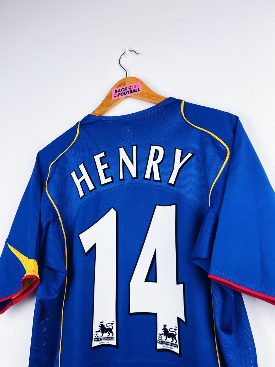 maillot vintage extérieur Arsenal 2004/2005 floqué Henry #14