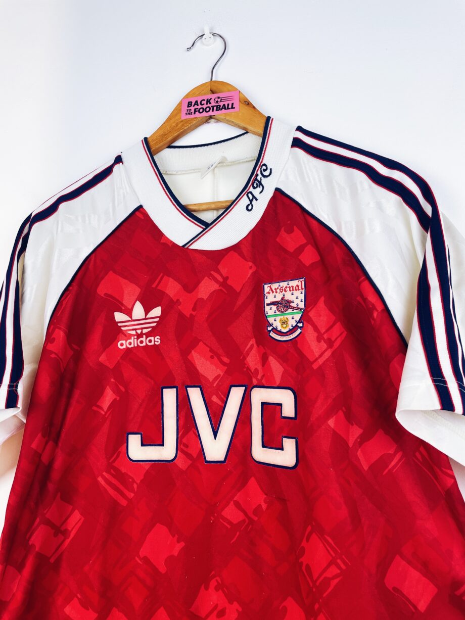 maillot vintage domicile Arsenal 1990/1992