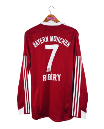 maillot vintage domicile Bayern Munich 2009/2010 manches longues floqué Ribéry