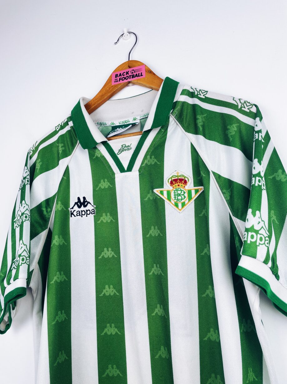 maillot vintage domicile du Real Betis Séville 1995/1997 player issue (stock pro)