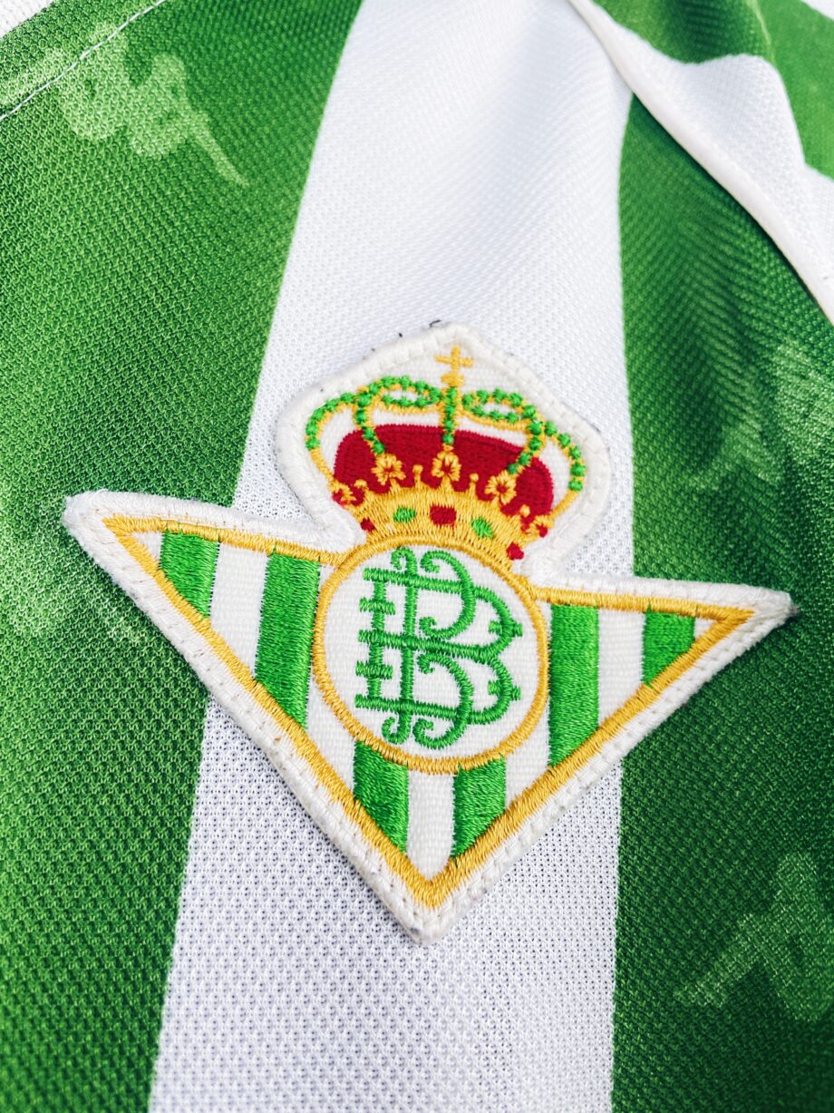 maillot vintage domicile du Real Betis Séville 1995/1997 player issue (stock pro)