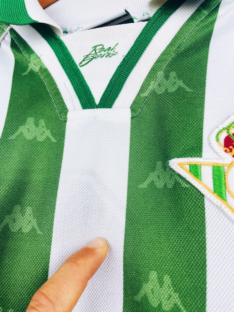 maillot vintage domicile du Real Betis Séville 1995/1997 player issue (stock pro)