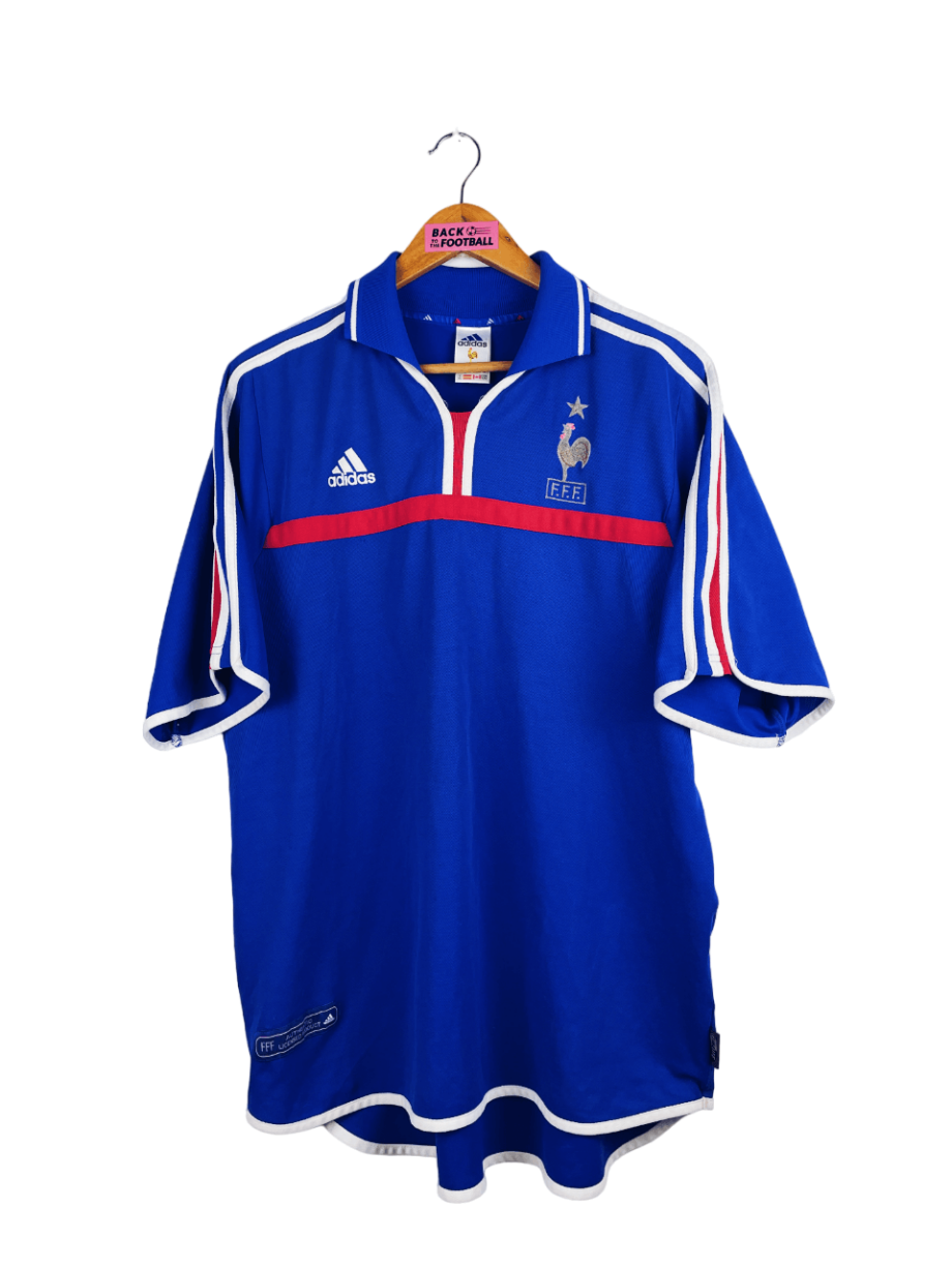 maillot vintage domicile équipe de France 2000