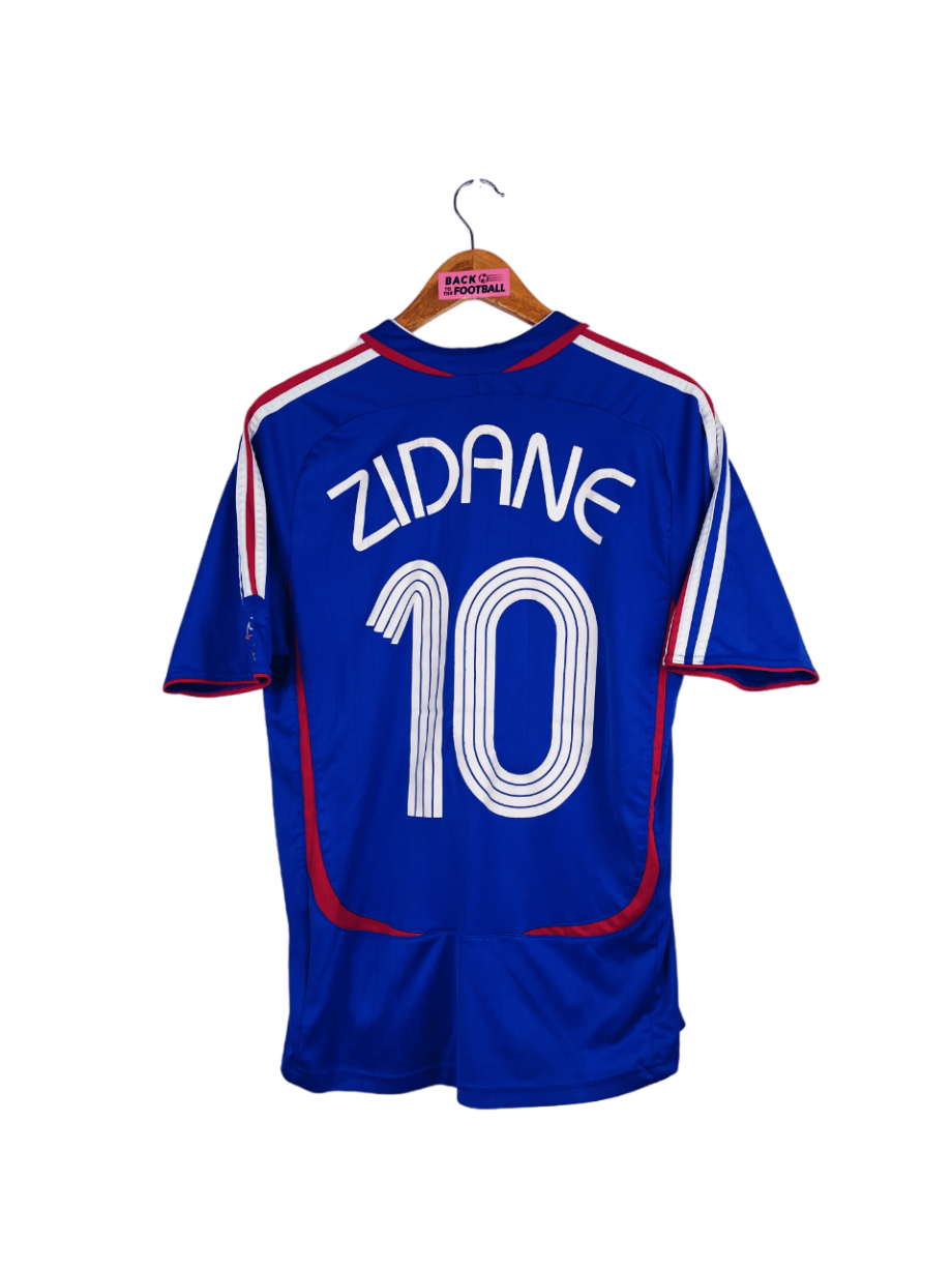 maillot vintage domicile équipe de France 2006 floqué Zidane