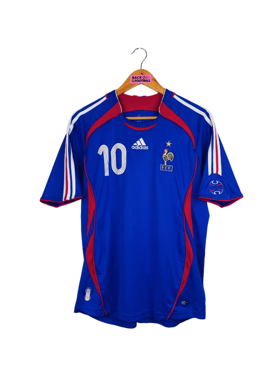 maillot vintage domicile équipe de France 2006 floqué Zidane