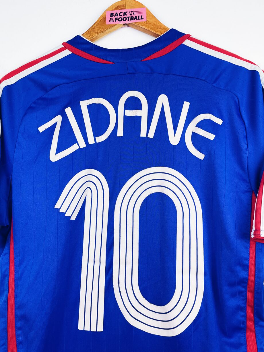 maillot vintage domicile équipe de France 2006 floqué Zidane