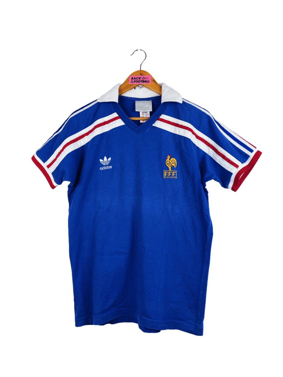 maillot vintage domicile équipe de france 1986