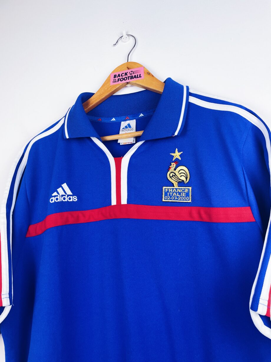 maillot vintage domicile France 2000 floqué Zidane