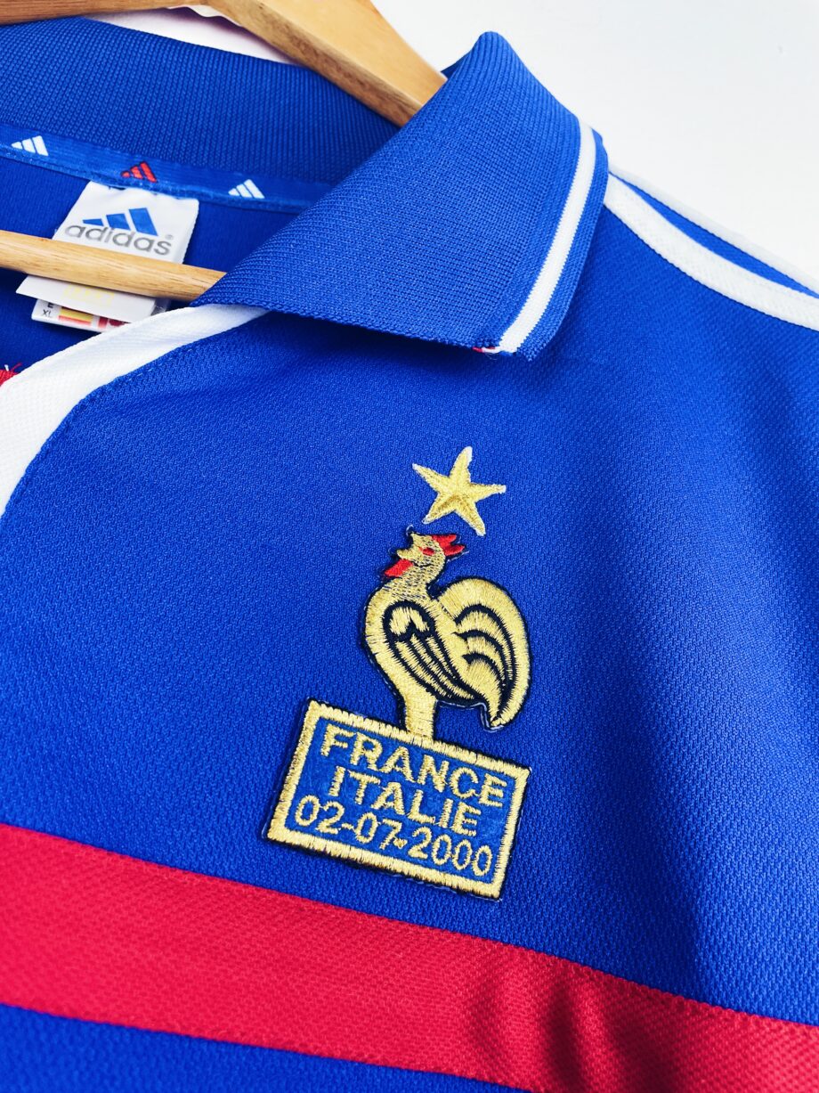 maillot vintage domicile France 2000 floqué Zidane