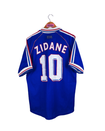 maillot vintage domicile France 1998 floqué Zidane