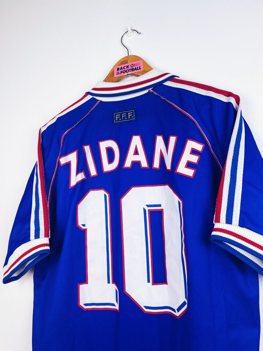 maillot vintage domicile France 1998 floqué Zidane