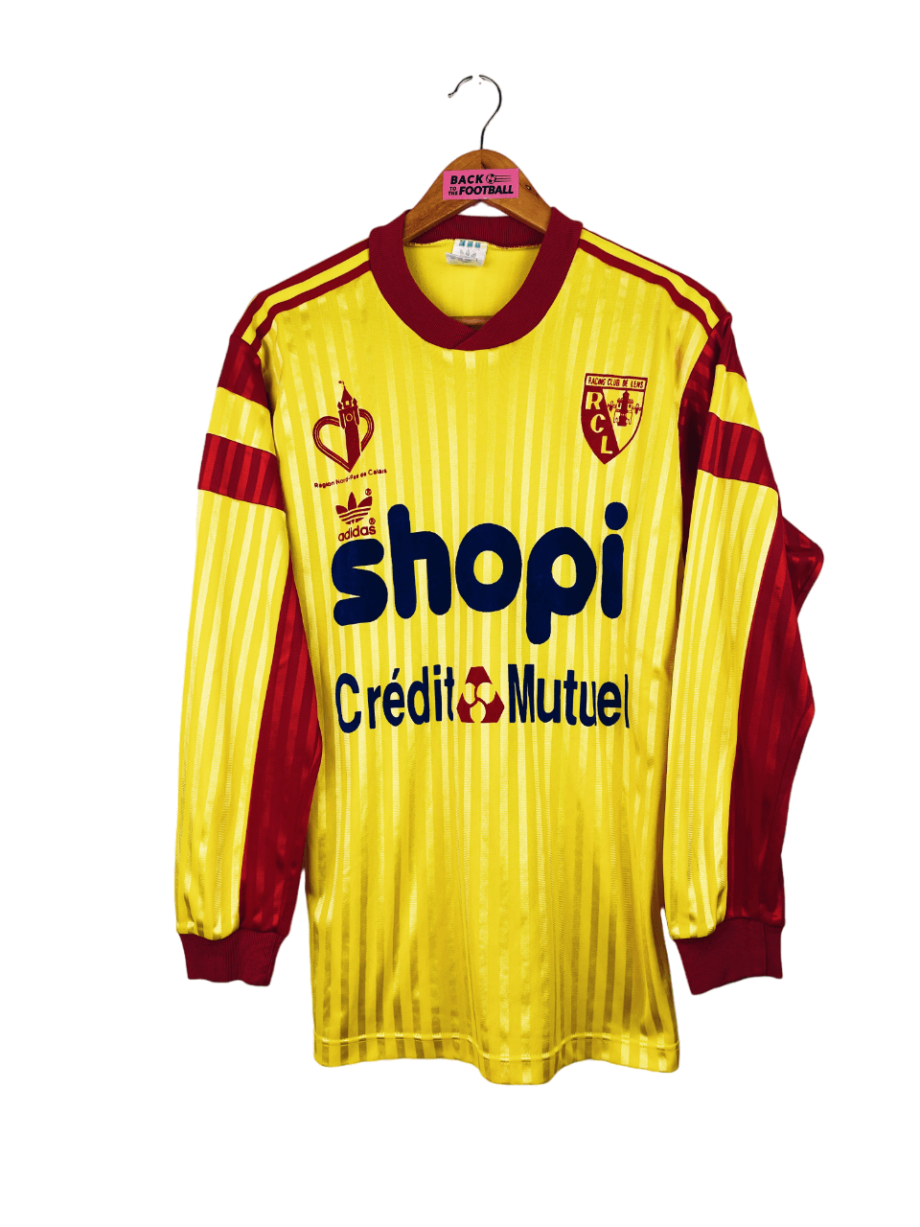 maillot vintage domicile RC Lens 1991/1992 manches longues