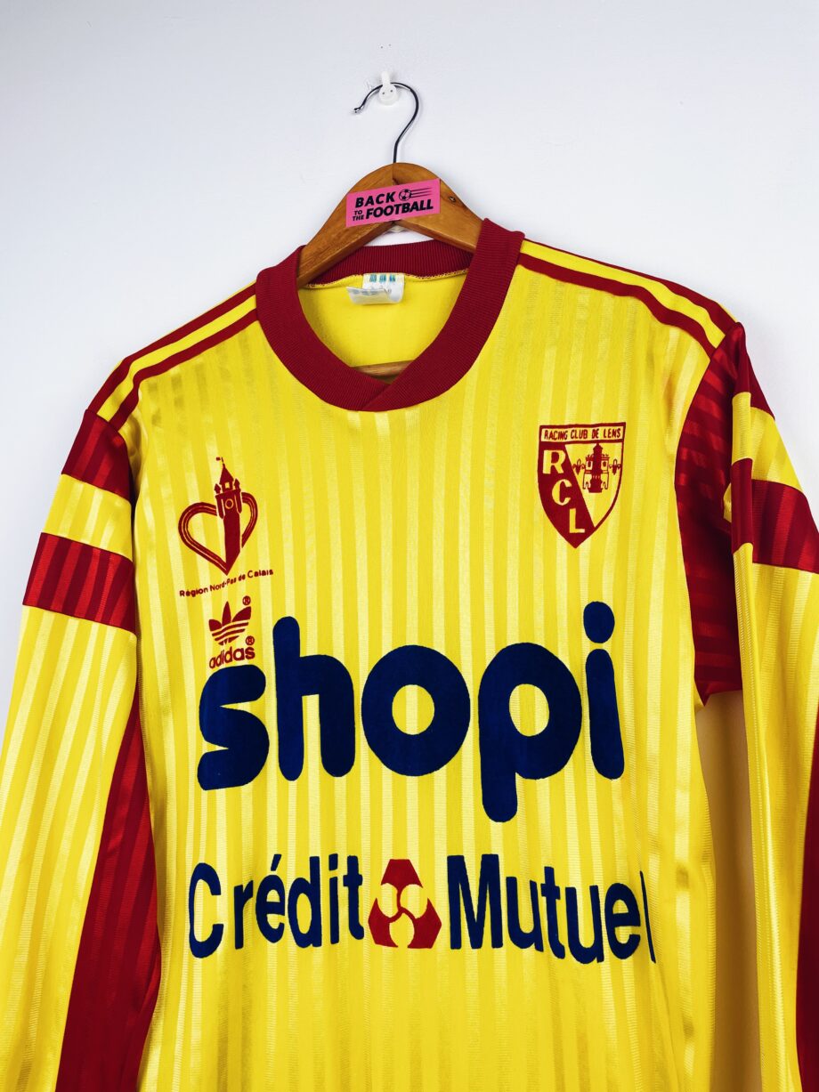 maillot vintage domicile RC Lens 1991/1992 manches longues