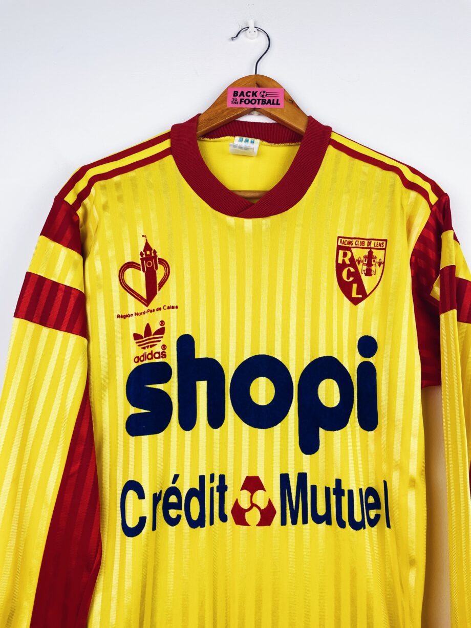 maillot vintage domicile RC Lens 1991/1992 manches longues